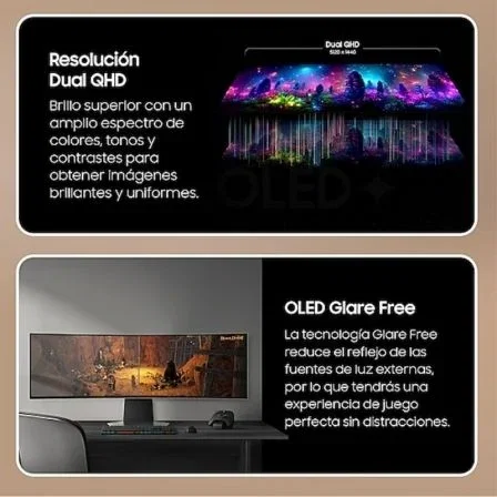 Samsung Odyssey OLED G9 LS49DG950SUXEN 49'' Dual QHD 240 Hz Curvo Plata